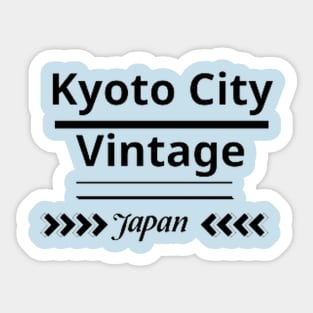 KYOTO  CITY VINTAGE Sticker